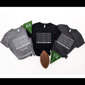 Touchdown Shirt football tee Super Bowl